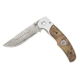 Buy Coast C244305 Knife Large Thuya Damascus Folder by Coast