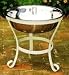 Oakland Living 20`` Stainless Steel Ice Bucket with Stand - Stainless Steel Iron