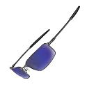 Oakley Polarised SQUARE WIRE Fishing Specific Pewter/Shallow Blue Sunglasses (Pewter,Shallow Blue)