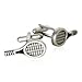 Tennis Racquet Cuff Links without Ball by Cuff-Daddy