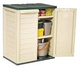 Universal-Schrank Gartenschrank ca. B75 x T52,5 x 91.6 cm / Farbe beige/gr�n !!!
