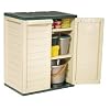Universal-Schrank Gartenschrank ca. 75 x 50 x 91.6 cm / Farbe beige/gr�n !!!