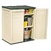 Universal-Schrank Gartenschrank ca. 75 x 50 x 91.6 cm / Farbe beige/gr�n !!!