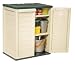 Outdoor Living : 2 Shelf Free Standing Garden Utility Storage Cabinet