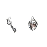 Key to My Heart Friendship Pendants on Two Cable Chokers