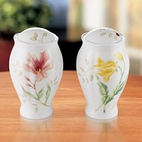 Butterfly Meadow Salt and Pepper Shakers by Lenox China by 