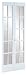 American Wood Products 852730 527 Traditional Divided Glass 36 by 80-Inch Bifold, Unfinished