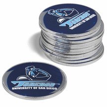 San Diego Toreros Golf Ball Marker Pack)