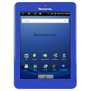 Pandigital RR7T40WBE1 7 inch Color Multimedia eReader, 4GB, SD/SDHC Card Slot Up to 32GB, 800x600 Resolution, Android, Remanufactured, Blue Pandigital RR7T40WBE1 7 inch Color Multimedia eReader, 4GB, SD/SDHC Card Slot Up to 32GB, 800x600 Resolution, Android, Remanufactured, Blue