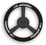 Seattle Seahawks Leather Steering Wheel Cover