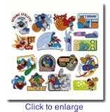 Sesame Street wall appliques