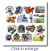 Sesame Street wall appliques