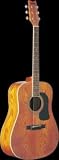 Musical Instruments : Washburn D11 Dreadnought Acoustic Guitar (Antique Natural)