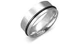Men's Surgical Steel Ring Band Size 12