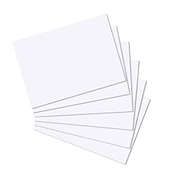 Herlitz 10835809 Karteikarten A4 100 St�ck, blanko, wei� und holzfrei
