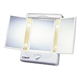Conair TM7L-320 Illumina Three panel Make-up Mirror w/4 Light Settings