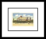Ocean House, Watch Hill, Rhode Island Subject Framed Art Poster Print, 19x17