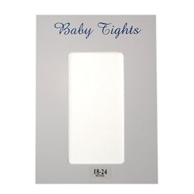 Baby girls tights in white - plain - 30 denier - 0-6 months