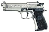Beretta 92FS, Nickel, Black Grips air pistol