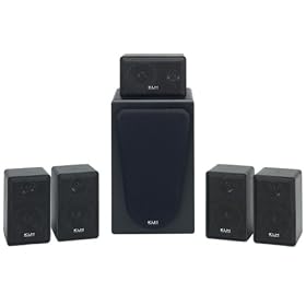 KLH HTA-9706 6-Piece 100-Watt Home Theater Speaker System