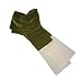 ArtisanStreet's Moss Green and Cream Carefree Scarf. Luxurious Velvet. Limited Edition.