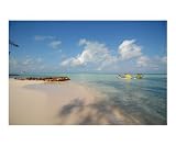 Cayman Islands, Rum Point World Culture Photographic Poster Print by Ron Scott, 24x20