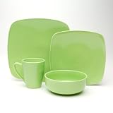 SengWare Chic Square 16-pc. Dinnerware Set - Pistachio