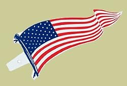 United States of America Mailbox Flag