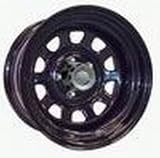 Rock Crawler Series 51 Black Powder Wheel Size 15x10 Bolt Pattern 5x5 Back Space 3.75 in.