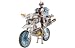 Power Rangers Operation Overdrive Trans-Cycle with Power Ranger - ZordTek with Mercury Ranger