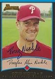 Doug Nickle, Philadelphia Phillies, 2001 Bowman Rookie Card Autographed Card