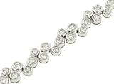 Round Bezel Set Diamond Tennis Bracelet Diamond 4.00cttw