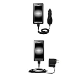 Essential Kit for the LG KE850 Prada - includes Car and Wall Charger with Rapid Charge Technology - Gomadic Brand w/ TipExchange Technology