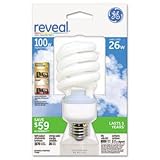 Energy Smart Compact Fluorescent Spiral Light Bulb, Spiral, 26 Watts