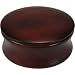 Health & Personal Care : Kingsley Shave Soap Bowl with Lid - Dark Wood