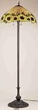 Meyda Tiffany 64in. High Wicker Sunflower Floor Lamp 47996