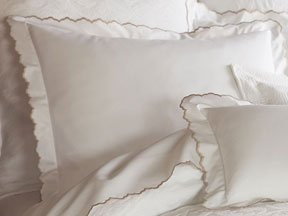 Peacock Alley Calypso Queen Flat Sheet 106 X 126 - White