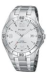 Pulsar Sport Collection Steel Bracelet Brushed Silver Dial Men's watch #PXH705