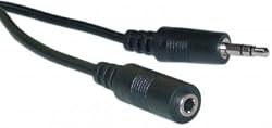3.5mm Stereo Male / 3.5mm Stereo Female, 25 ft