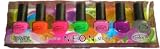 Color Club Neon Flower Power 7pc- 1ea 6 best selling Neons + Free Vivid Top Coat