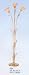 BEAUTIFUL FLOWER DESIGN FLOOR LAMP IN APPLE GREEN FNSH