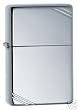 Zippo "High Polish Chrome Vintage" Lighter, 260