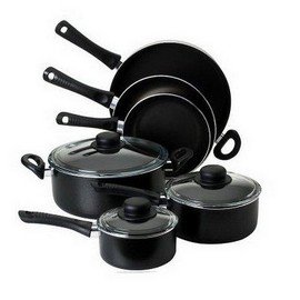 Bialetti Fusion 9-Piece Cookware Set - Black product image