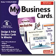 MY SOFTWARE - BUSINESS CARDS