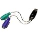 USB To PS2 Adapter with Mapping Sw Connect A PS2 Keyboard Mac Win