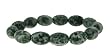Melon Style Bracelet - Green Spot Agate Melon Style Bracelet - Green Spot Agate