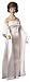 Collectors Item By Franklin Mint the Jackie Doll & the White Satin Gown Ensemble