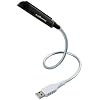 ELECOM ���ƓxUSBLED���C�g �u���b�N LEC-USB1N01BK