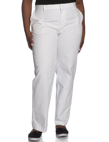 Dickies Women's Wrinkle Resistant Flat Front Twill Pant With Stain Release Finish