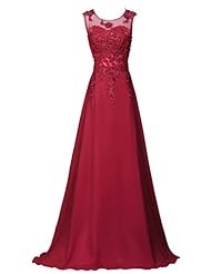 A-line Floor Length Chiffon Beaded Fitted Applique Sheer Wrap Bateau Neck Sweetheart  Sleeveless  Ball Gown Evening Dress/Party Dress 